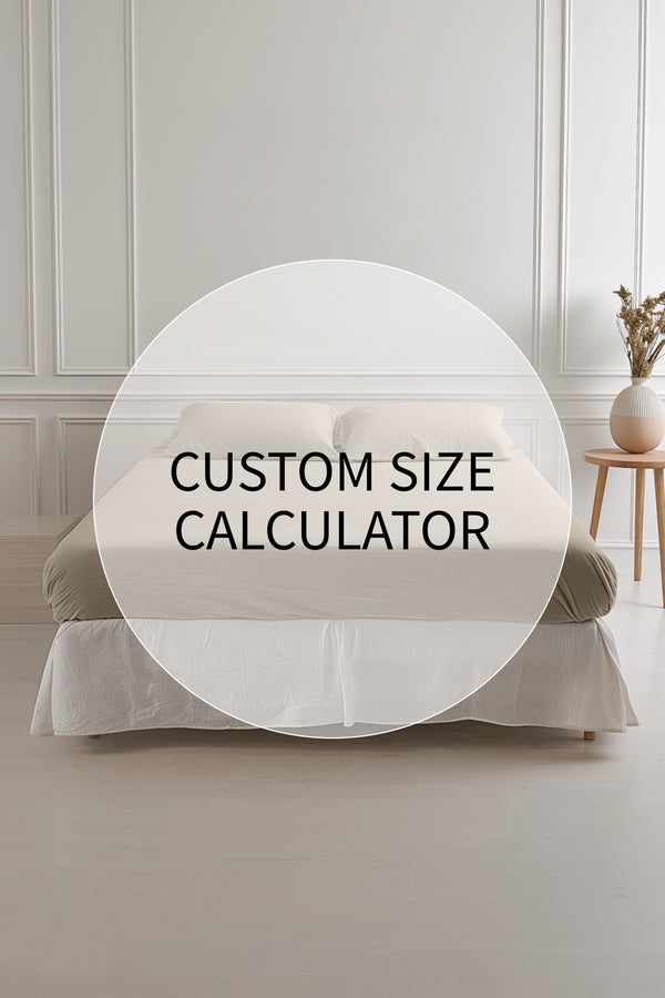 Custom fitted sheet